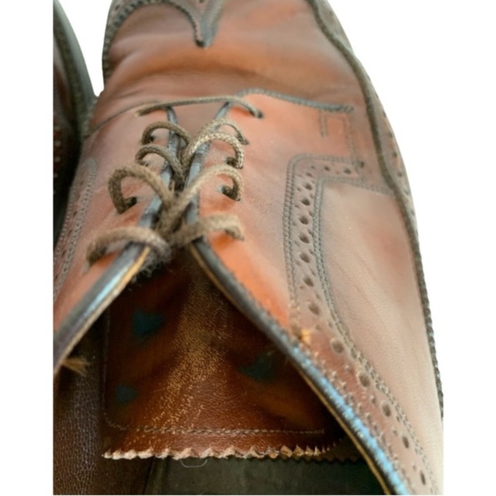 Florsheim Classic Brown Leather Men's Shoes Sz 11 - Picture 5 of 9